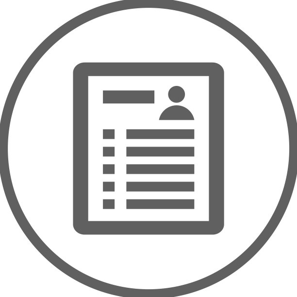 配置文件用户详细信息图标灰色图形图片下载