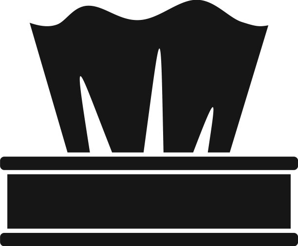 鼻涕纸巾图标简单湿盒图片下载