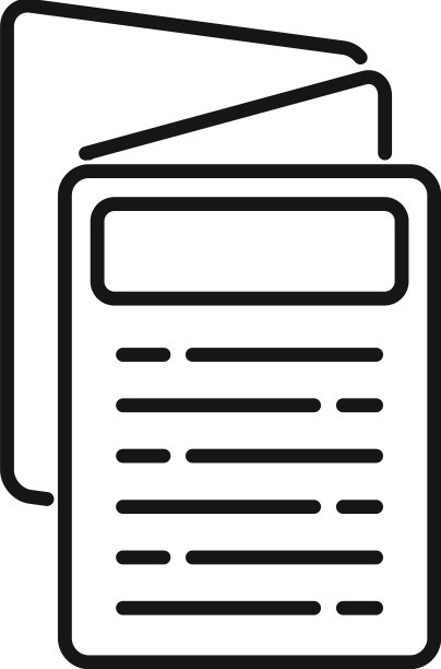 报纸图标轮廓网页图片下载