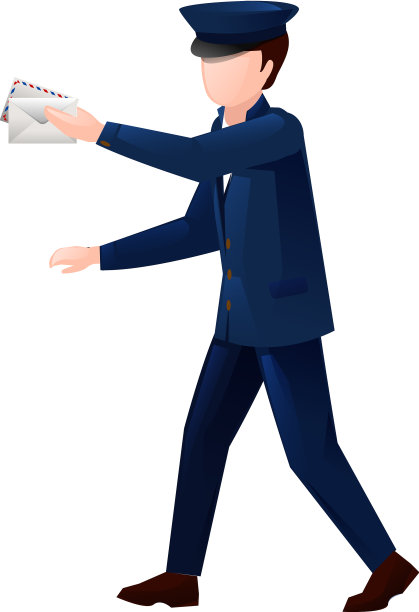 送邮件的邮筒图标卡通邮筒图片下载