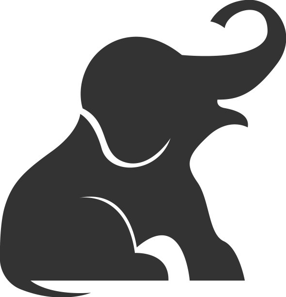 大象图标标志设计图片下载
