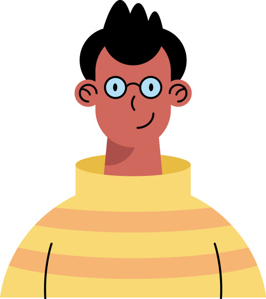 戴眼镜的年轻人图片下载