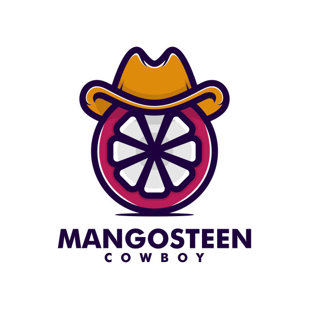 标志山竹木帽子简单的吉祥物风格图片下载