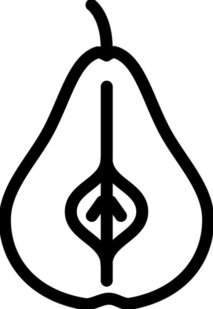 梨一切线图标图片下载