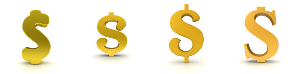 美元标志金黄色$符号3d渲染销售折扣价格标签标签孤立在白色背景图片下载