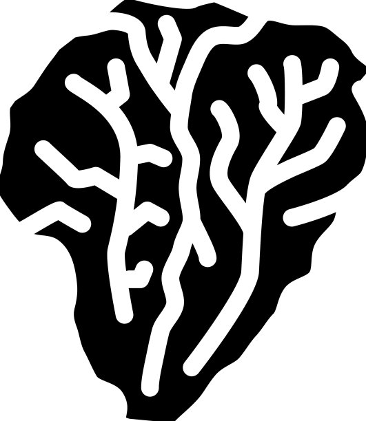 生菜绿色字形图标图片下载