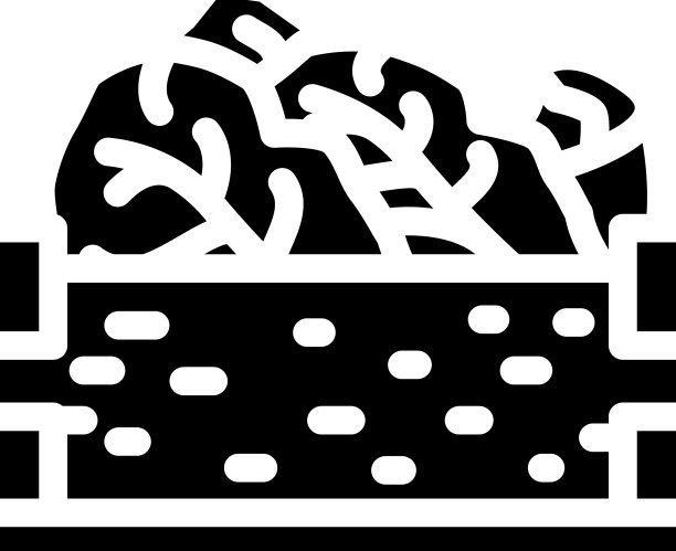 盒装生菜字形图标图片下载