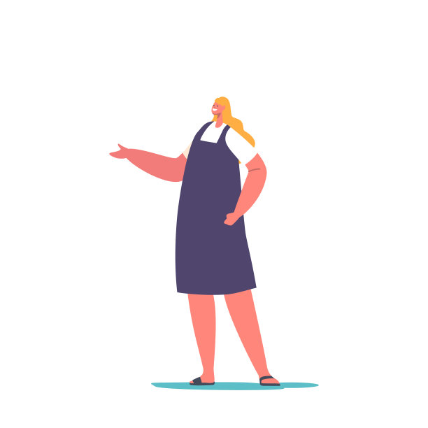 时髦的金发女孩穿太阳裙图片下载