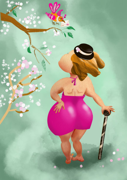 说明女性身体的积极图片下载