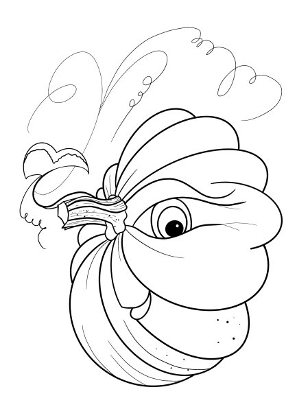 万圣节南瓜人物插画孤立图片下载