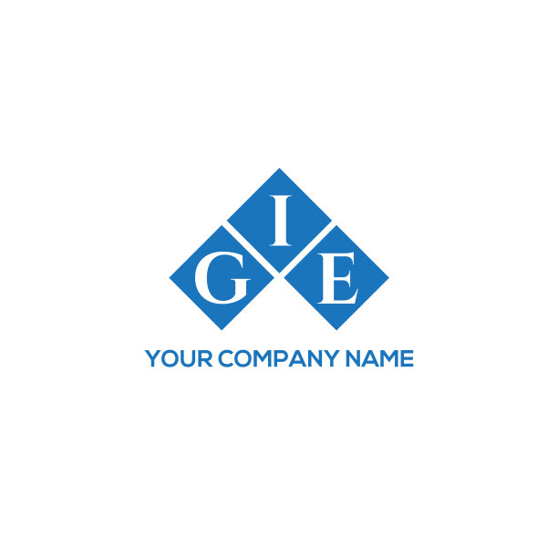 字母标志设计在白色的背景给图片下载