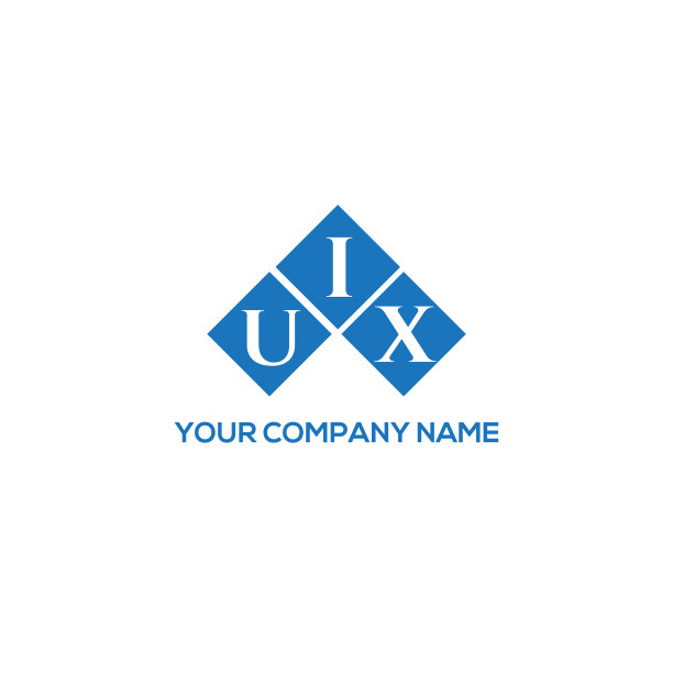 UIX字母标志设计（白色背景）图片下载