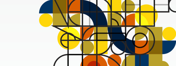 最小的几何抽象背景圆图片下载