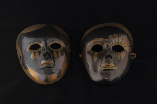 非洲的青铜面具图片下载