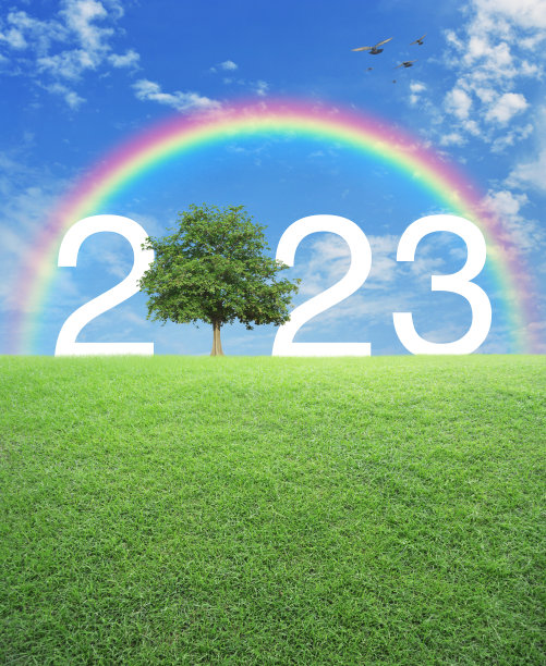 2023生态理念新年快乐图片下载