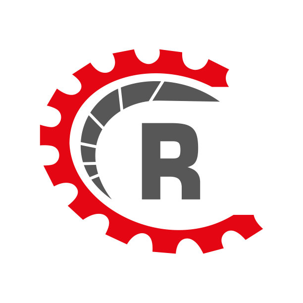 汽车标志上的字母R概念。汽车修理标志类型和机械符号向量模板图片下载