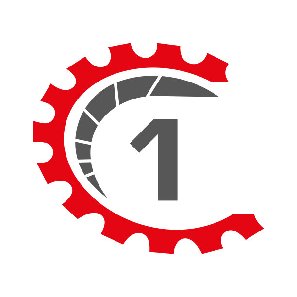 汽车标志上的字母1概念。汽车修理标志类型和机械符号向量模板图片下载