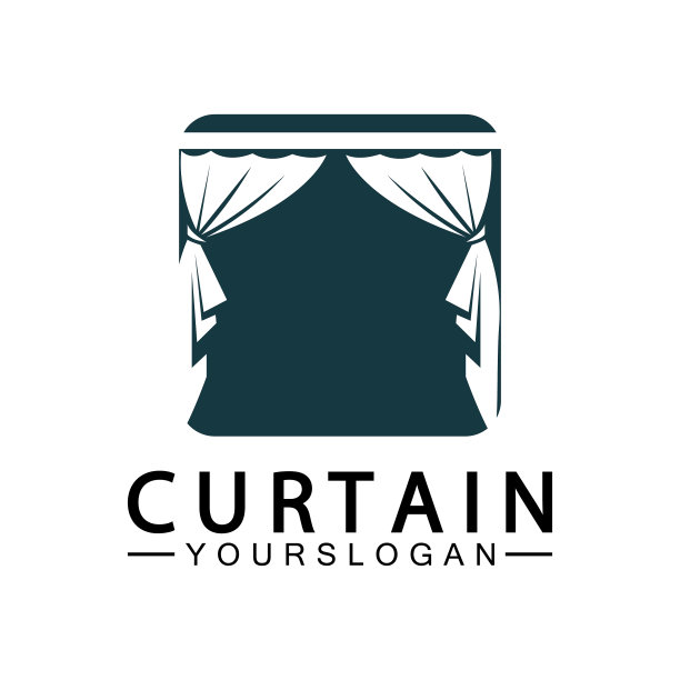 帷幕标志设计模板图片下载