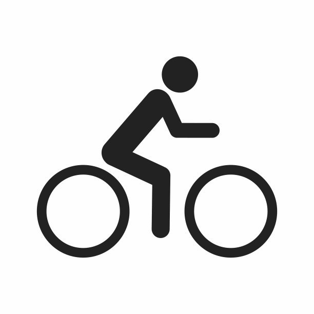 自行车图标矢量图片下载