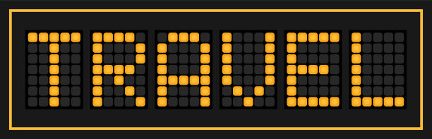 黑色背景上的橙色横幅图片下载