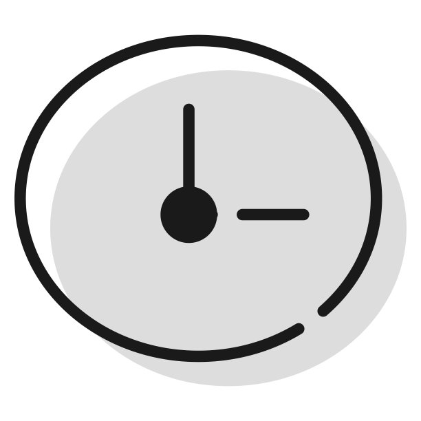 一个简单的钟的插图图片下载