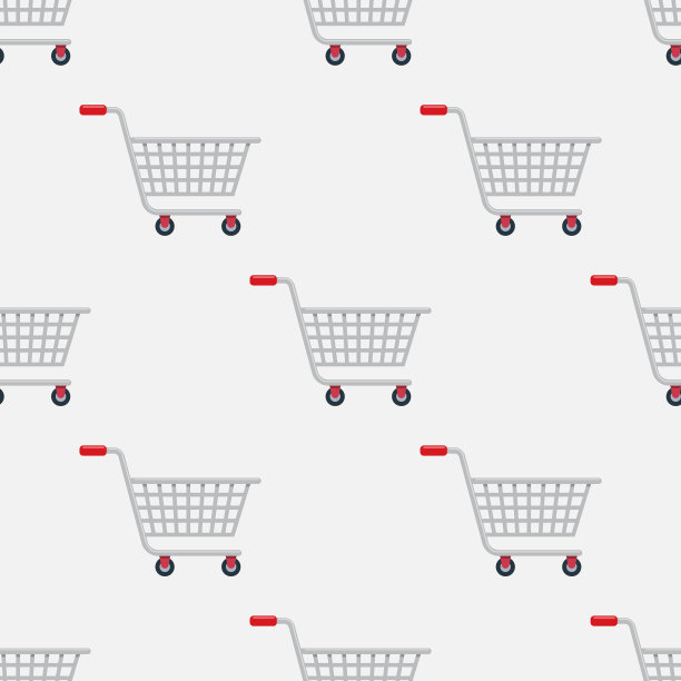 购物车无缝图案壁纸图片下载