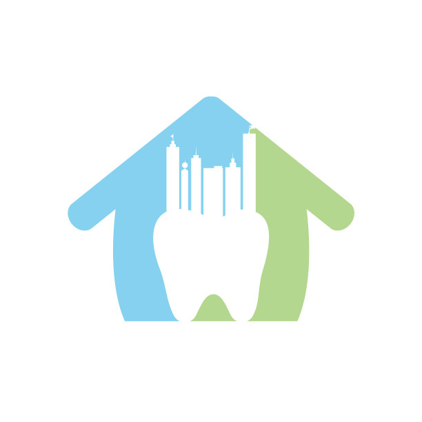 牙科城市标志设计图片下载