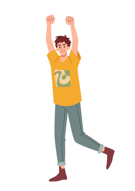 庆祝成功的人的概念图片下载