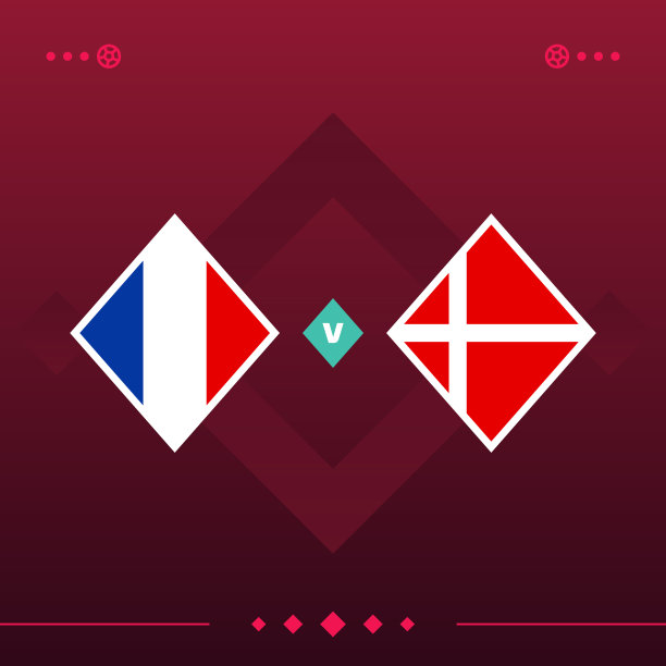 法国与丹麦的2022年世界足球比赛图片下载