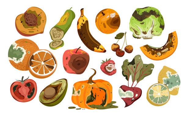 卡通孤立丑陋的垃圾收集用图片下载