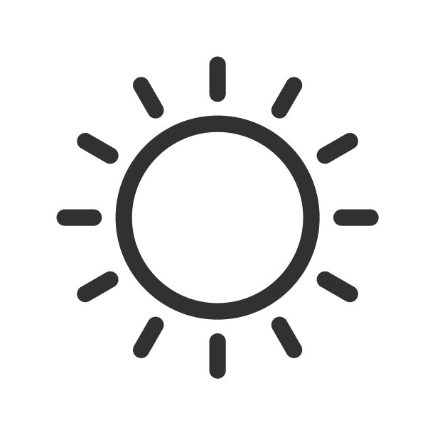 亮度图标强度落日与光线图片下载