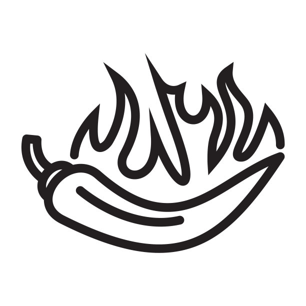 辣椒的辣和辣图标辣椒的冷火焰图片下载