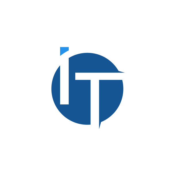 最初它的字母排版技术标志图片下载