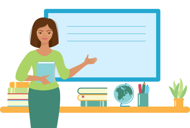 老师正站在黑板前图片下载