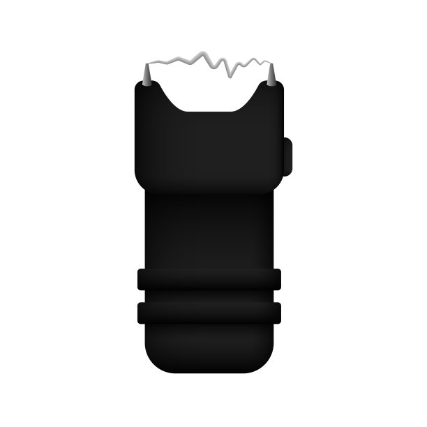 带放电的黑色冲击器。带电荷的电击枪图片下载