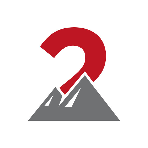 字母2登山标志标志山的自然图片下载