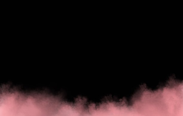 粉色烟雾在黑色背景图片下载