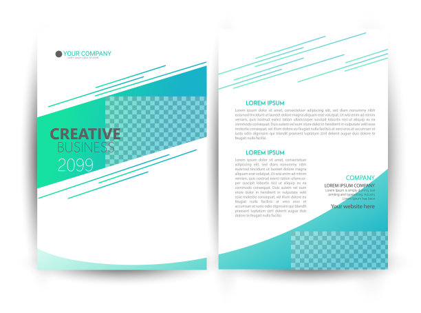 封面设计模板公司业务年度报告小册子海报公司简介目录杂志传单小册子传单传单。EPS格式图片下载