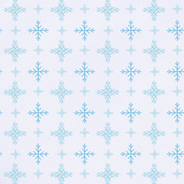 水彩雪花图案/背景图片下载