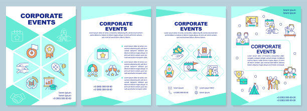 公司活动造版手册模板图片下载