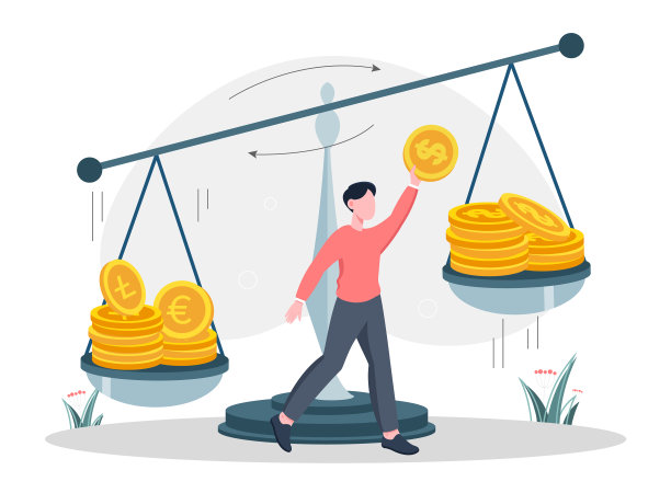 钱交换的概念图片下载