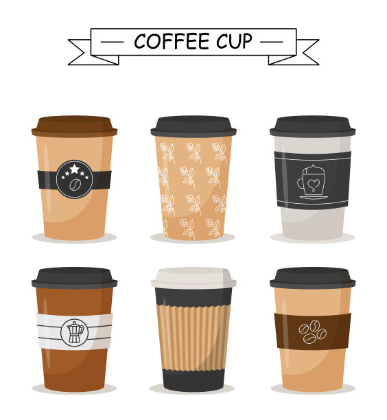 咖啡杯套图片下载