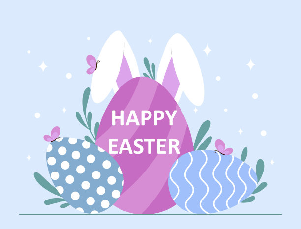 复活节快乐概念图片下载