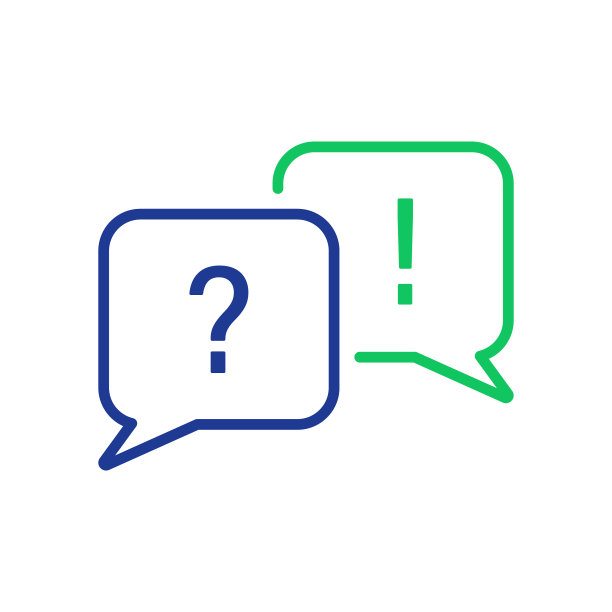 感叹号和问号在语音气泡线图标。线性象形图的信息。对话对话，社会讨论问和回答大纲图标。可编辑的中风。孤立的矢量图图片下载