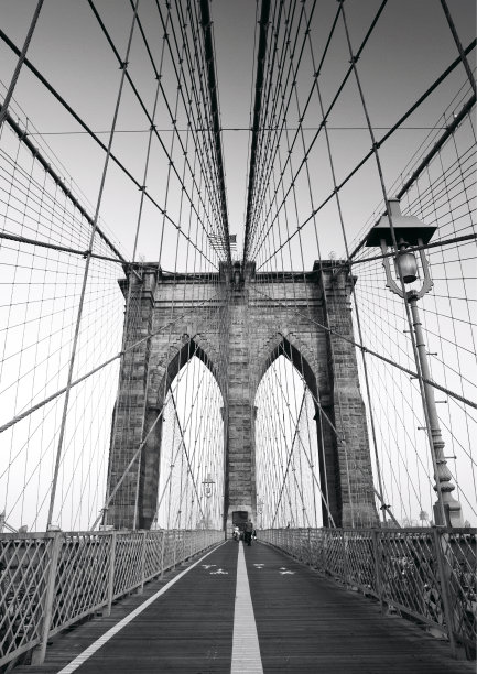 纽约布鲁克林大桥图片下载