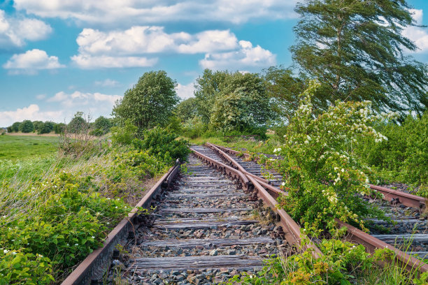 失去了铁路路线图片下载