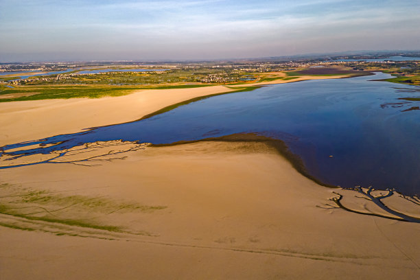 中国江西鄱阳湖干旱景象图片下载