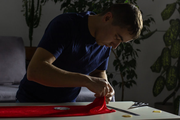 自制缝制的圣诞帽图片下载