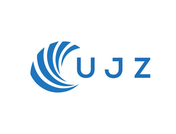 Ujz字母标志设计在白色背景Ujz图片下载