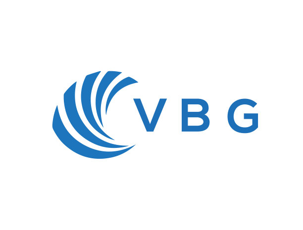 VBG字母标志设计在白色背景VBG图片下载